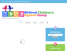 Tablet Screenshot of midwestchildrensapparelgroup.com